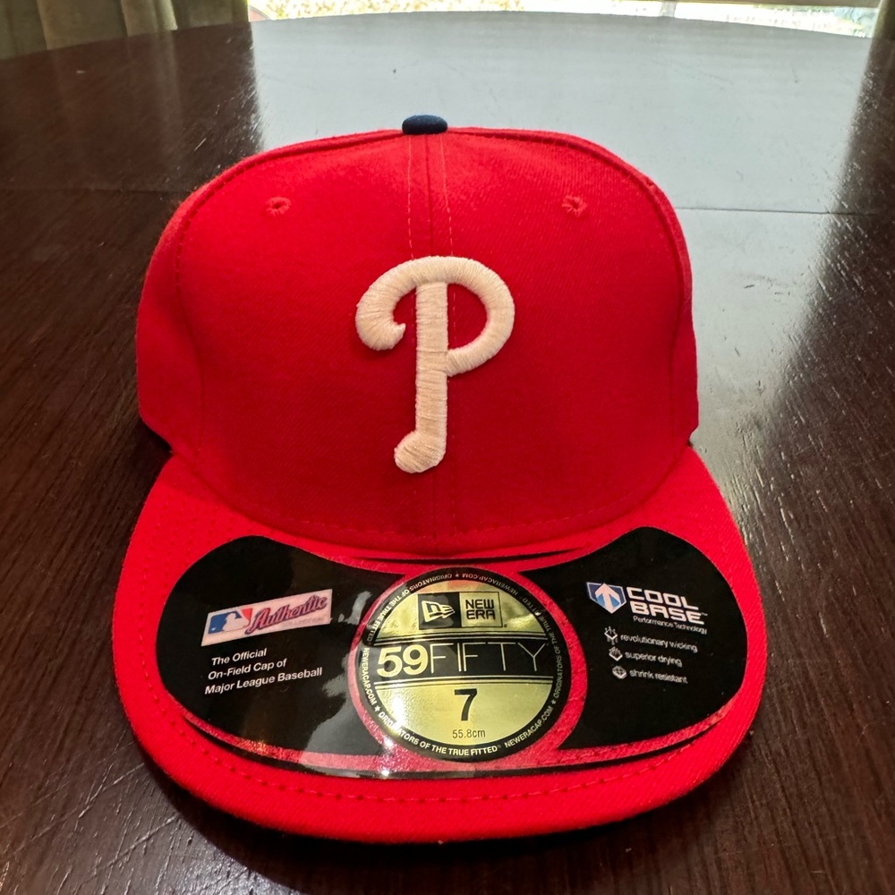 Phillies Fitted Hat Size 7